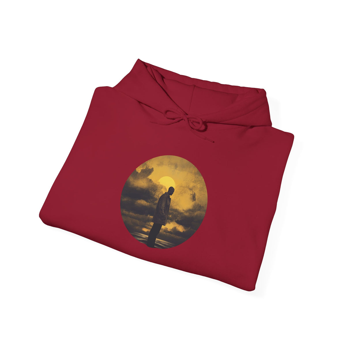 Cold World Warm Soul Elegant Script Hoodie