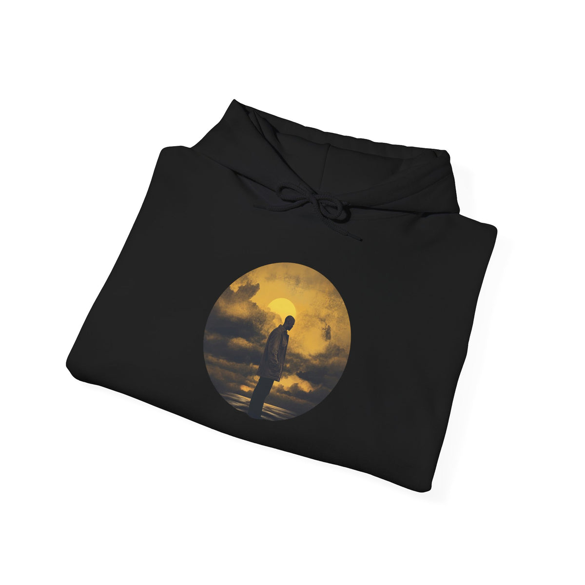 Cold World Warm Soul Elegant Script Hoodie