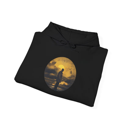 Cold World Warm Soul Elegant Script Hoodie