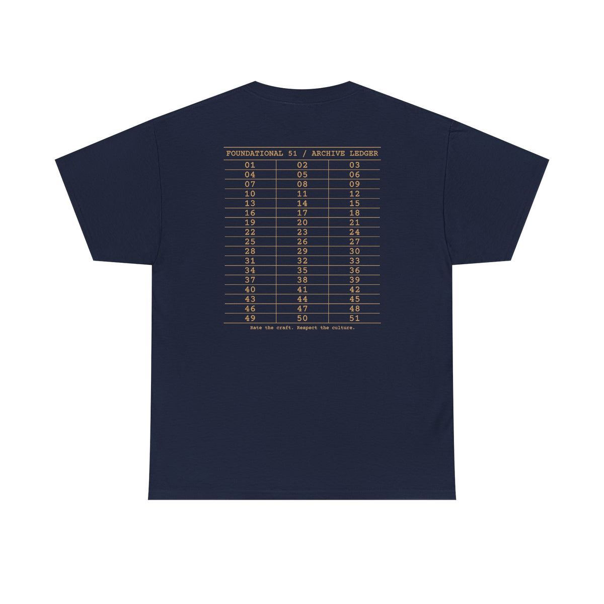 Rap Profiles: Foundational 51 Archive Tee