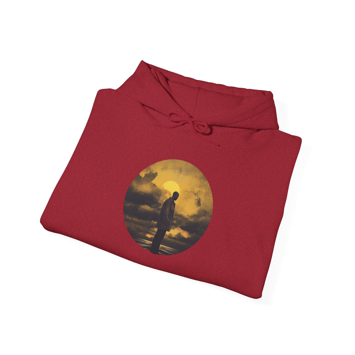 Cold World Warm Soul Elegant Script Hoodie