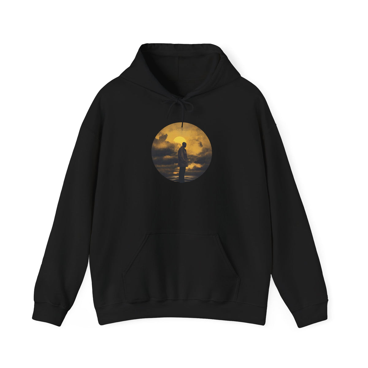 Cold World Warm Soul Elegant Script Hoodie