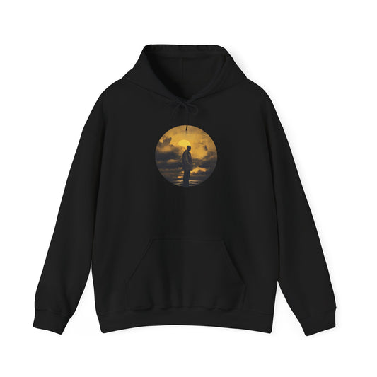 Cold World Warm Soul Elegant Script Hoodie