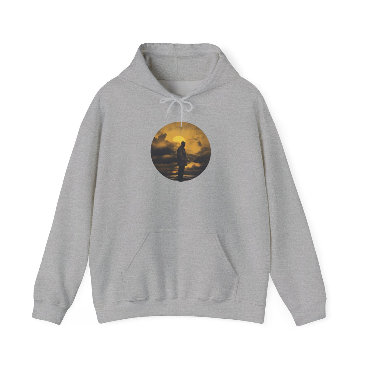 Cold World Warm Soul Elegant Script Hoodie