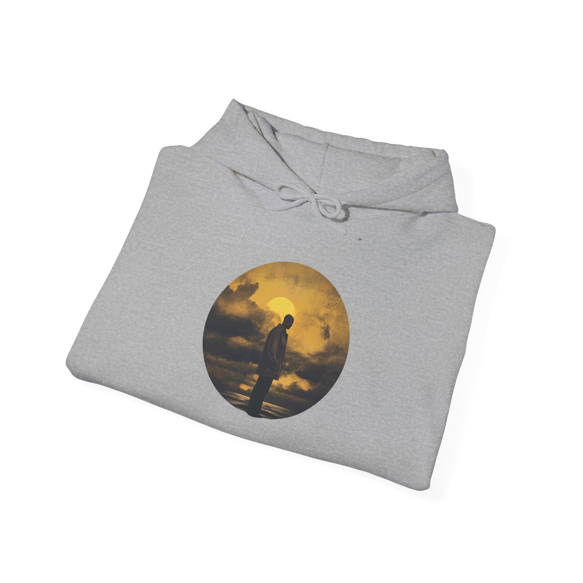 Cold World Warm Soul Elegant Script Hoodie