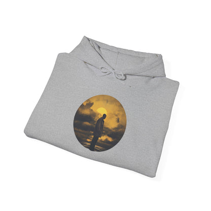 Cold World Warm Soul Elegant Script Hoodie