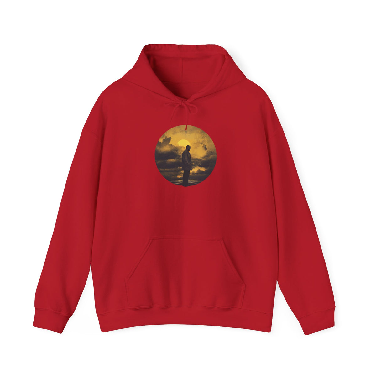 Cold World Warm Soul Elegant Script Hoodie